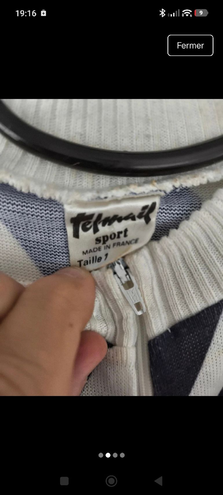 Used le coq sportif Cyclisme Équipe Vintage Jersey 1982 bike — image 2 of 2