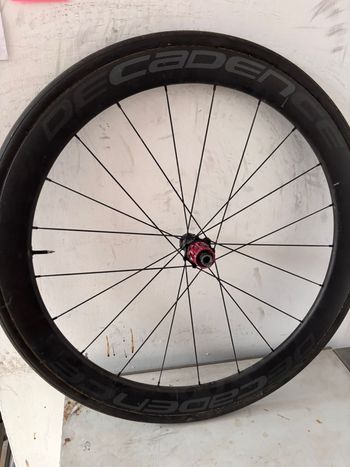 Used decadence 49mm Tubular Carbon Wheelset bike — image 4 of 8