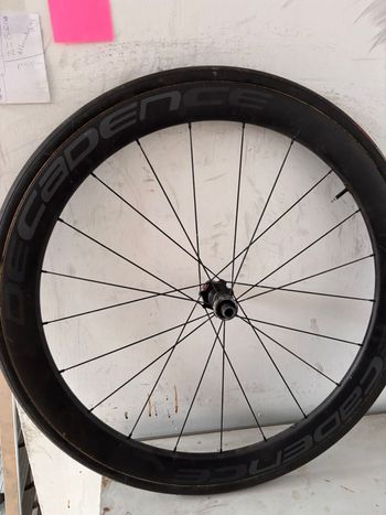 Used decadence 49mm Tubular Carbon Wheelset bike — image 3 of 8