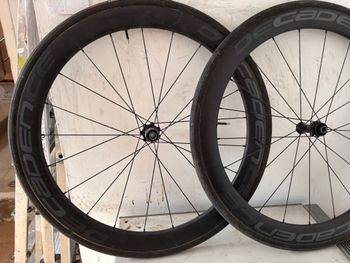 Used decadence 49mm Tubular Carbon Wheelset bike — image 8 of 8