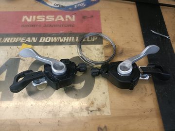Shimano XT 2x10 Shifter 2014 Drivetrain & Pedals usato