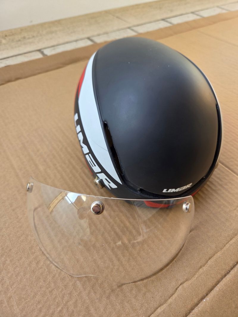 Used Limar 007 Superlight Crono/Triathlon Helmet Con Visiera Magnetica Taglia L Cycling Accessories