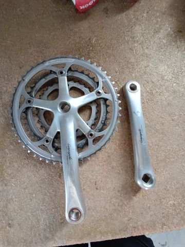 Campagnolo Mirage Triple Plateau Drivetrain & Pedals usato