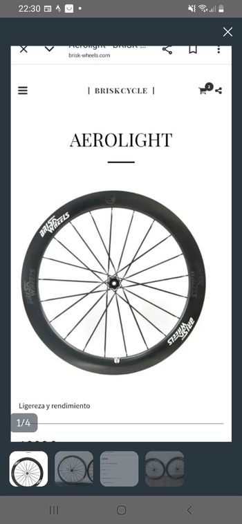 Used brisk aerolight 35 mm 2023 bike — image 3 of 5
