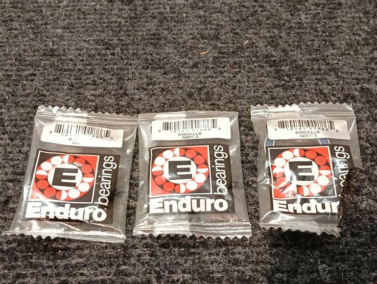 Used Enduro Bearings 63803 LLB ABEC 3 Bearings (3 pcs) 2026 bike — image 1 of 7