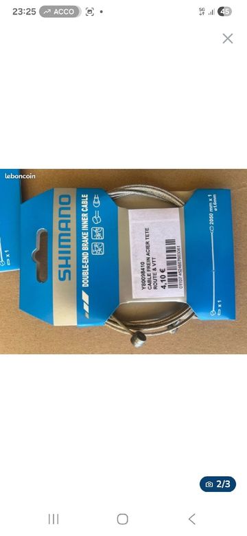 Brugt Shimano brake cables lot of 5 Brakes