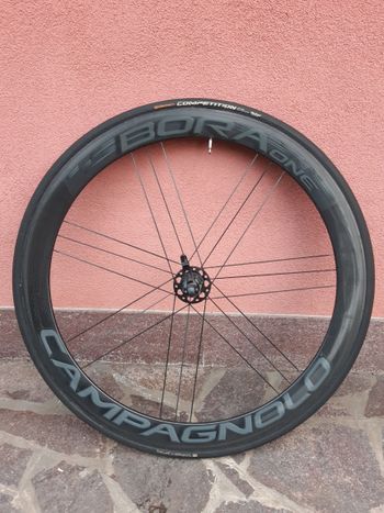 Campagnolo, bora one 50 tubolari Rear Wheel