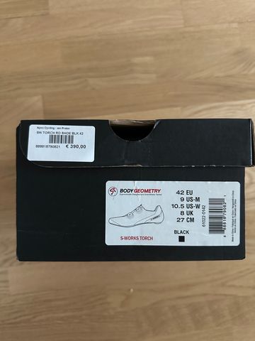 Tweedehands Specialized S-Works Torch Road Cycling Shoes Size 42 bike — afbeelding 4 van 4