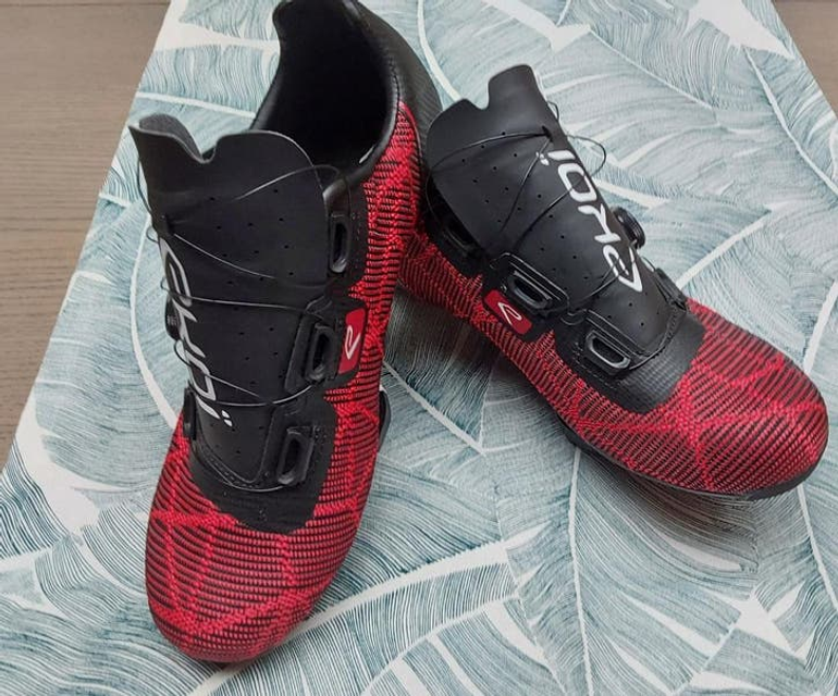 Used Ekoi Chaussures C4 ful réal carbon rouge bike — image 2 of 4