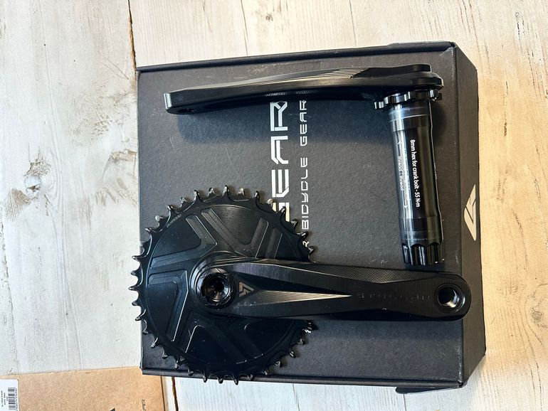 Used Alutech Stellar AL MTB Crankset QF 168mm 2025 bike — image 1 of 5