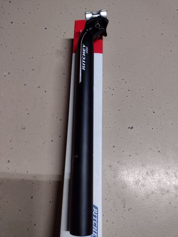 Used Ritchey Pro 2-Bolt Seatpost 31.6mm 350mm Black bike