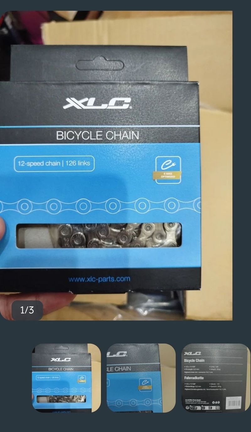Used Xlc CC-C11 E-Bike Chain 12-speed 126 Links 2025 Drivetrain & Pedals