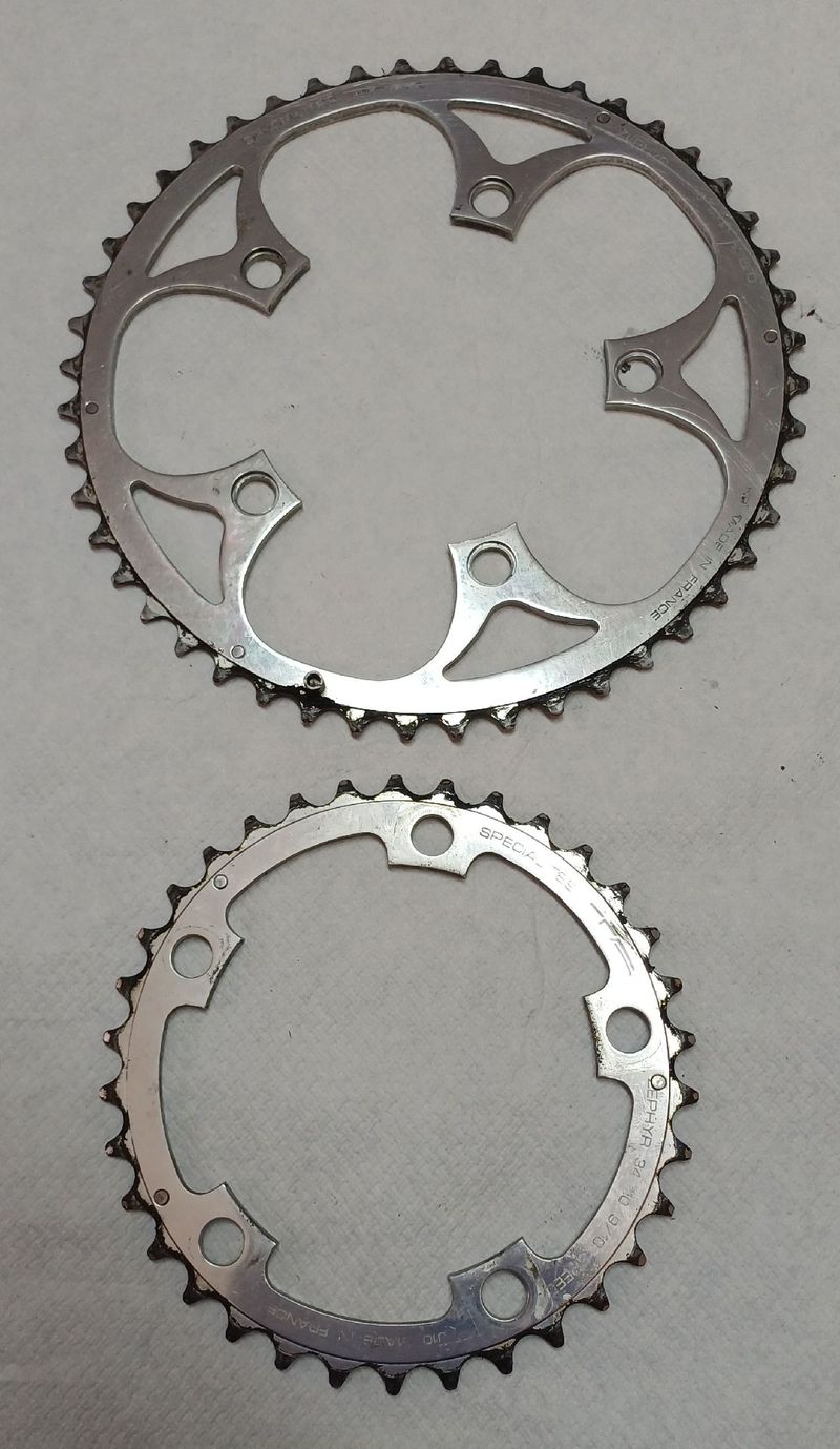 Used specialites Zephir 48-34t 110 BCD Chainrings 10-Speed Drivetrain & Pedals