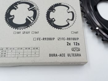 Used Shimano R8100 Chainring 52T bike — image 2 of 3