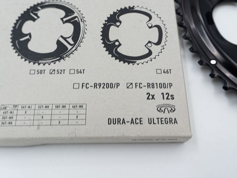 Used Shimano R8100 Chainring 52T bike — image 2 of 3