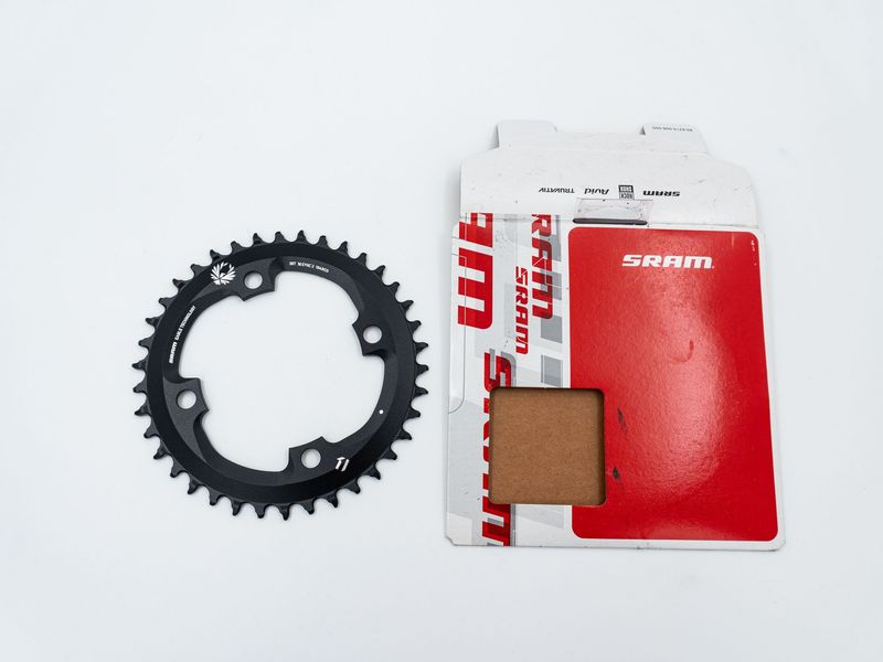 Brugt Sram X-Sync2 Chainring 38T 4x104 BCD Drivetrain & Pedals