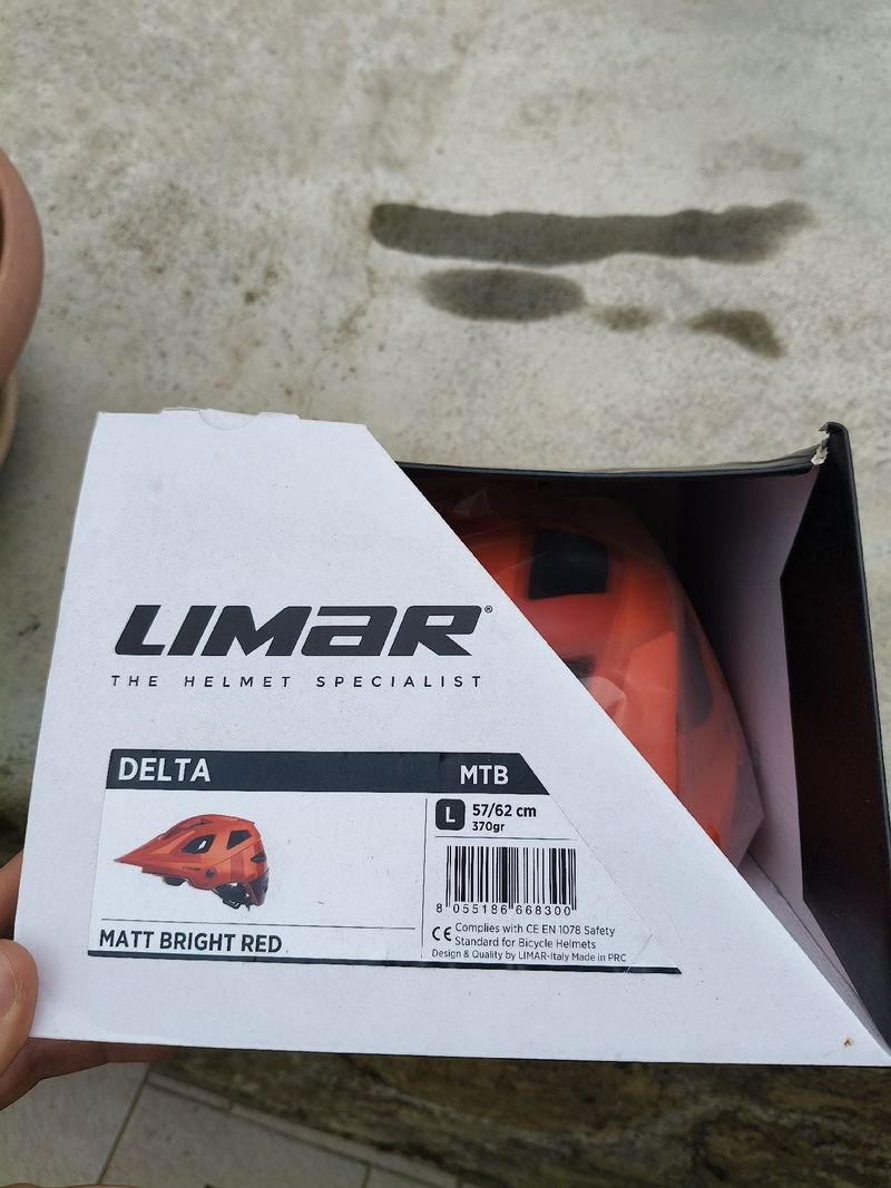 Used Limar Delta Matt bright red bike — image 1 of 5