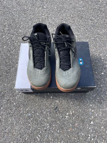 Crankbrothers, Mallet Lace Clip-In Shoes Camo/Gum