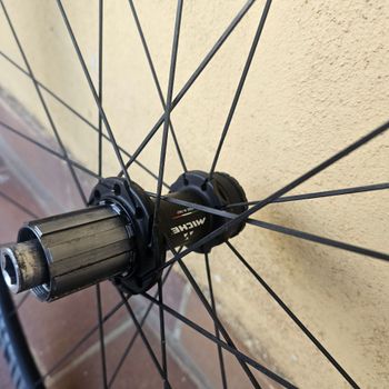Used Miche Syntium AXY DX Tubeless Ready Disco Corpetto Shimano bike — image 2 of 5