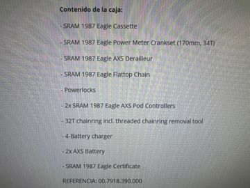 Tweedehands Sram Eagle AXS 1x12 Edición limitada 1987 bike — afbeelding 7 van 7