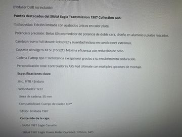 Tweedehands Sram Eagle AXS 1x12 Edición limitada 1987 bike — afbeelding 6 van 7