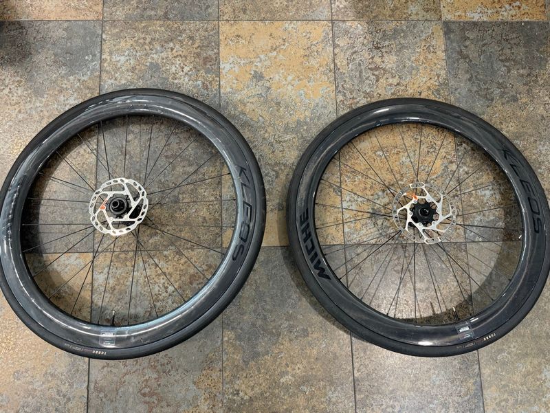 Used Miche Kleos 50 Carbon Disc Road Wheelset 2026 Wheels