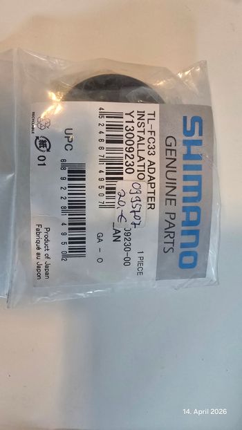 Used Shimano TL-FC33 Adapter bike — image 1 of 2