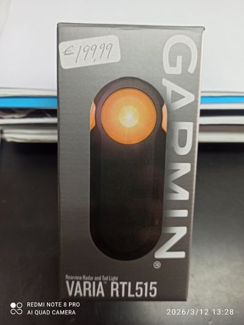 Garmin, Varia RTL515 Rearview Radar with Taillight