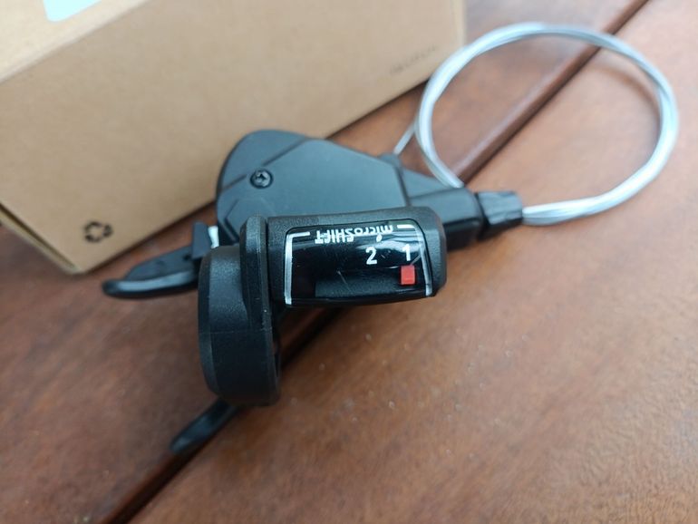 Used Microshift TS39-2L front shifter 2025 bike — image 2 of 3