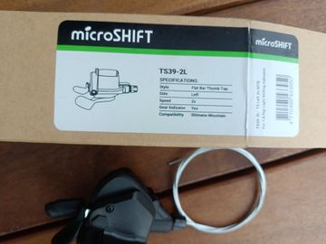 Used Microshift TS39-2L front shifter 2025 bike — image 3 of 3