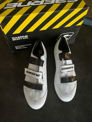 Used Gaerne G.Record Matt White Cycling Shoes