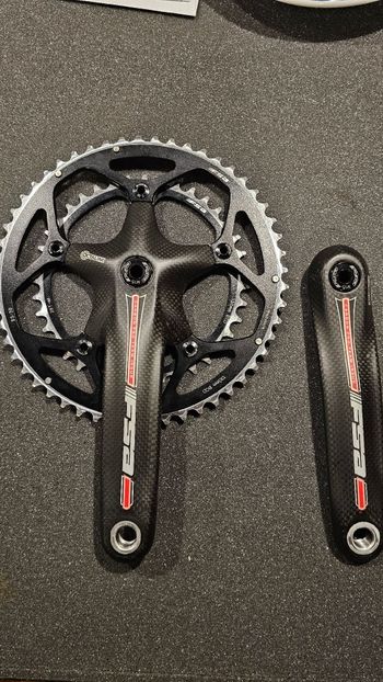 Fsa, Carbon Pro Team Issue 53/39 Crankset