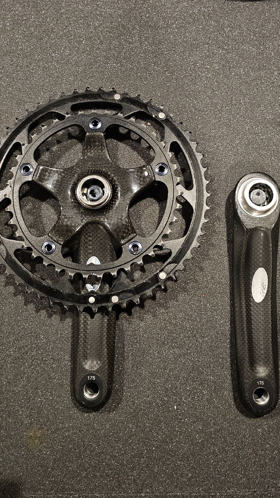 ☆中古美品 FSA CARBON PRO TEAM ISSUE カーボンクランク PCD130 172.5