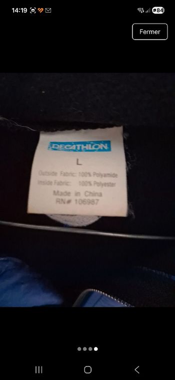 Used Decathlon Veste de vélo fourrée bike — image 4 of 4