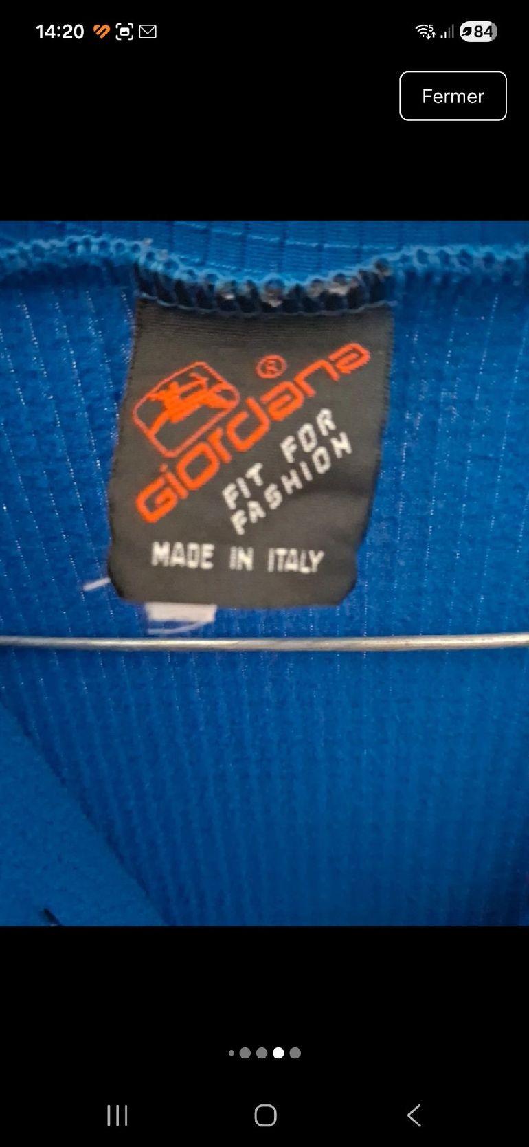 Used Giordana Haut zippé de vélo L bike — image 5 of 6