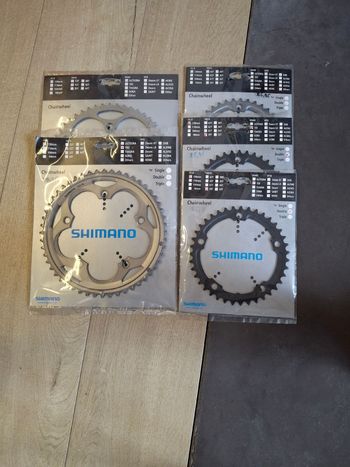 Used Shimano Lot Plateaux bike
