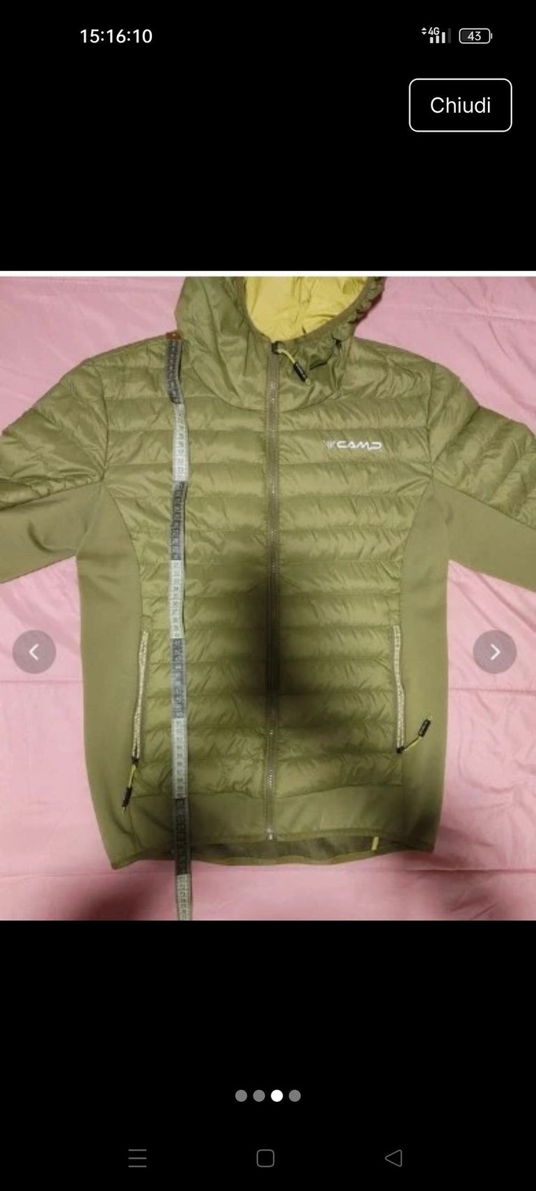 Used Camp Hybrid Jacket trekking piumino bike — image 3 of 4