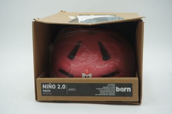 Bern, Nino 2.0 Youth Helmet - Medium - Matte Grapefruit