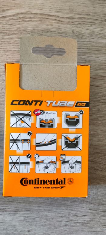 Used Continental Camera d'Aria 700X20/25C Valvola Presta 42 mm bike — image 3 of 3