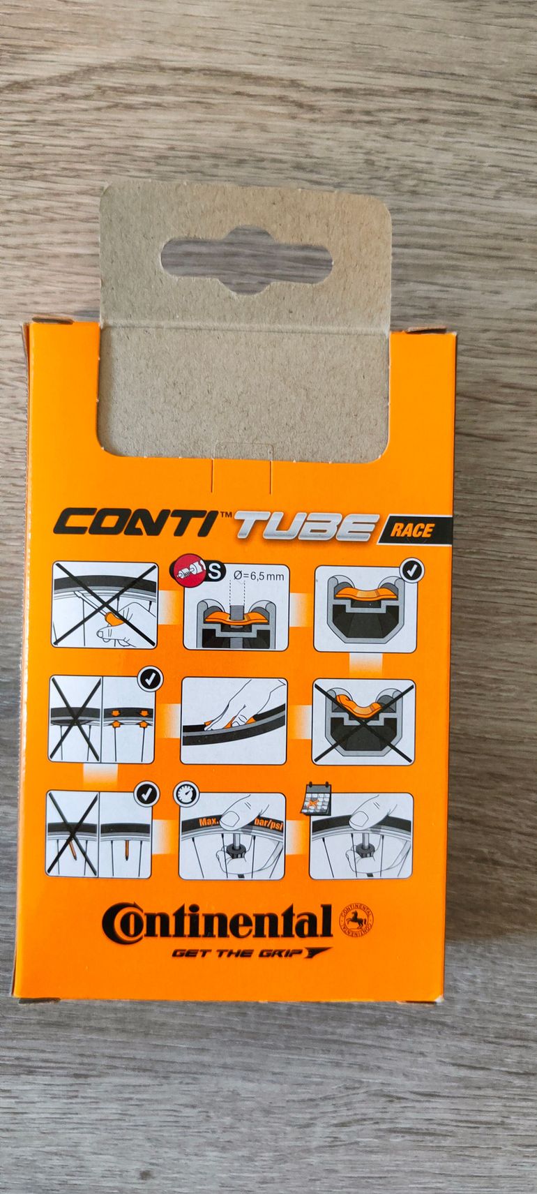 Used Continental Camera d'Aria 700X20/25C Valvola Presta 42 mm bike — image 3 of 3
