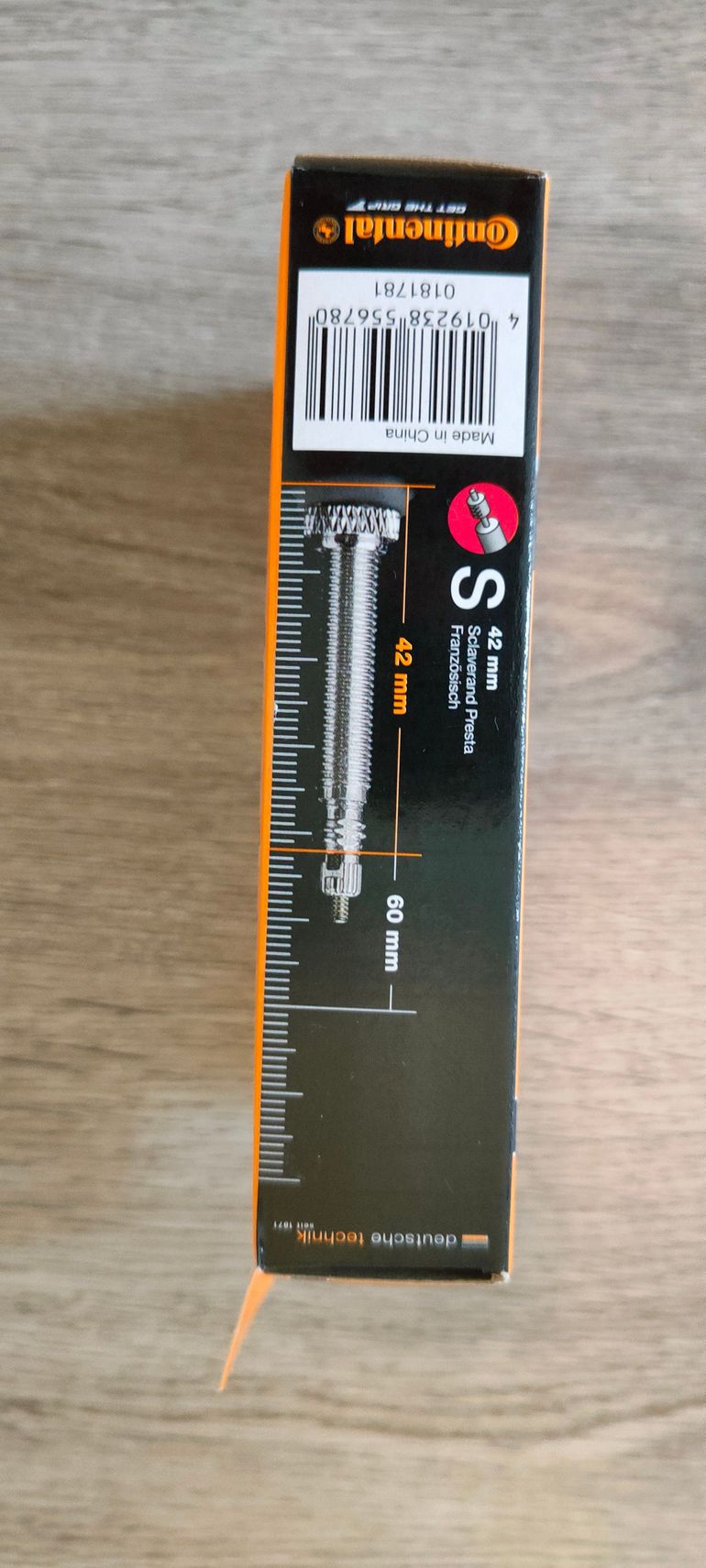Used Continental Camera d'Aria 700X20/25C Valvola Presta 42 mm bike — image 2 of 3