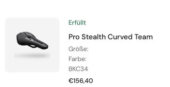 Brugt Pro Stealth Curved Team Carbon 2025 bike — billede 10 af 10