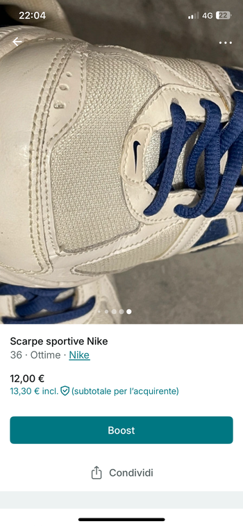 Used Nike Sportive Shoes bike — image 1 of 2
