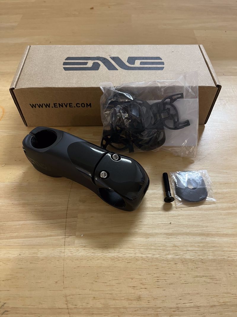 Used Enve In-Route Aero Carbon Stem 90mm -7 Degree 31.8mm 2026 Cockpit