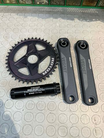 Gebrauchtes Rotor VEGAST. 172.5mm. 40T. Drivetrain & Pedals