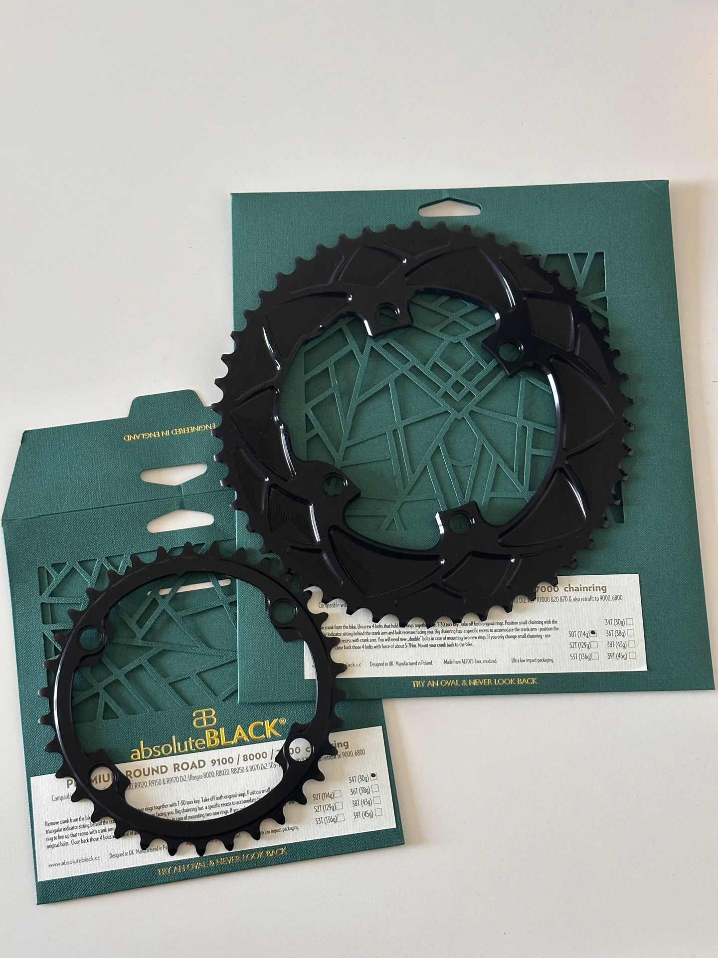 Absoluteblack Chainrings 50-34 2025
