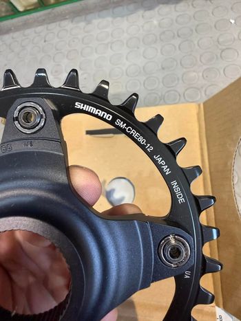 Used Shimano CHAINRING. 34T. 1x12S. SM-CRE80-12-B bike — image 3 of 10