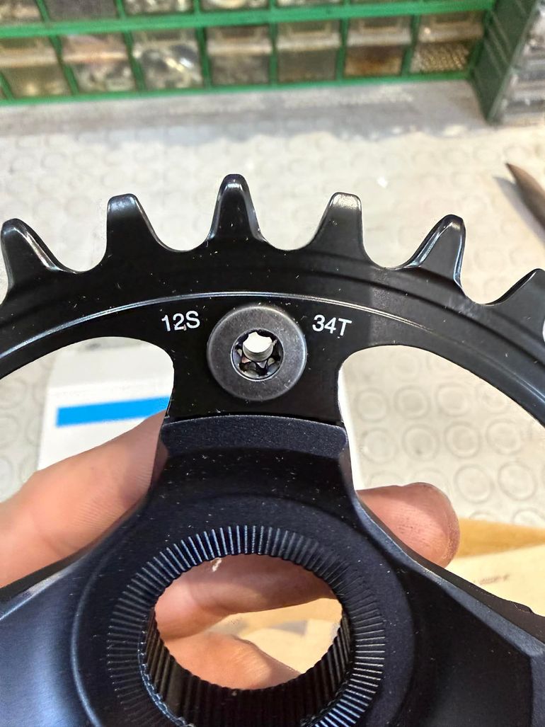 Used Shimano CHAINRING. 34T. 1x12S. SM-CRE80-12-B bike — image 7 of 10