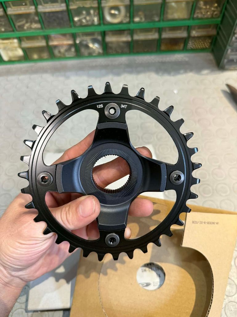 Used Shimano CHAINRING. 34T. 1x12S. SM-CRE80-12-B bike — image 5 of 10