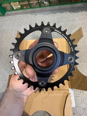 Gebrauchtes Shimano CHAINRING. 34T. 1x12S. SM-CRE80-12-B Drivetrain & Pedals